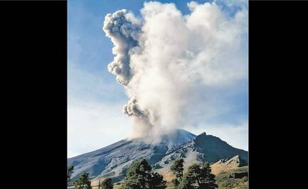 En un mes, exhala "Popo" más de 2 mil veces y suma 13 sismos