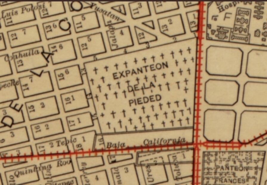 Las colonias de la capital que antes fueron panteones 