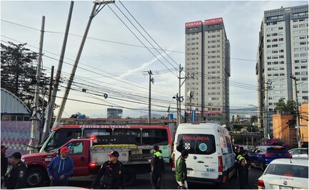 Detenido el conductor de la Ruta 43 tras choque en Álvaro Obregón; se determinará su situación jurídica