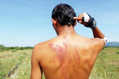 “Sólo sentí el machete frío y el cuerpo dormido”