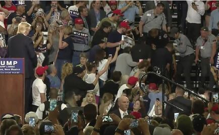 Anti-Trump protests turn violent at New Mexico rally