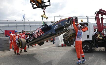 Sainz sufre fuerte accidente en circuito de Sochi