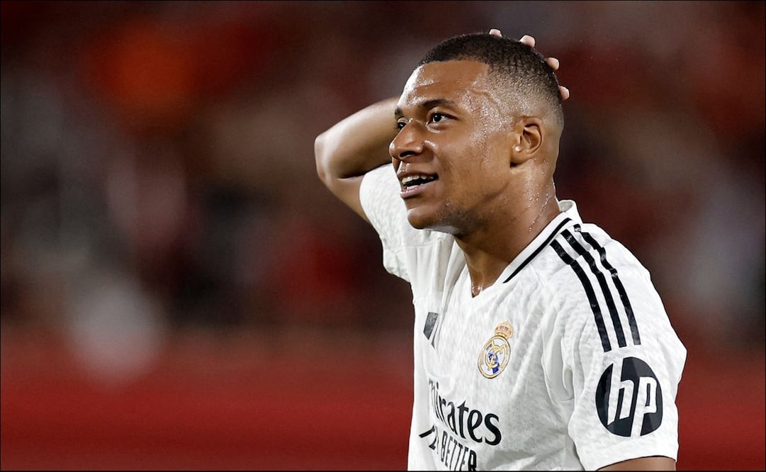 Kylian Mbappé en su debut en La Liga con el Real Madrid - Foto: AFP