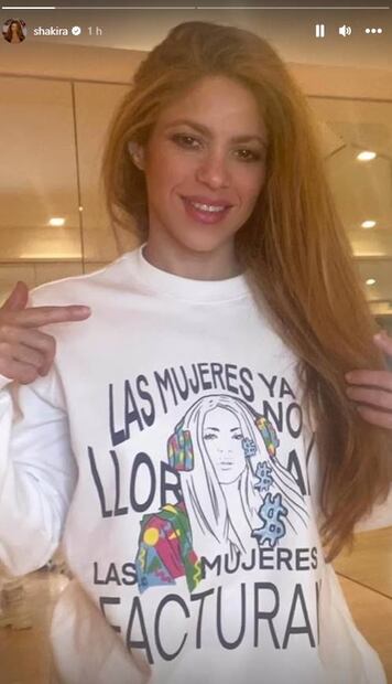 Shakira sigue facturando: pone a la venta sudadera con frase en contra de Piqué