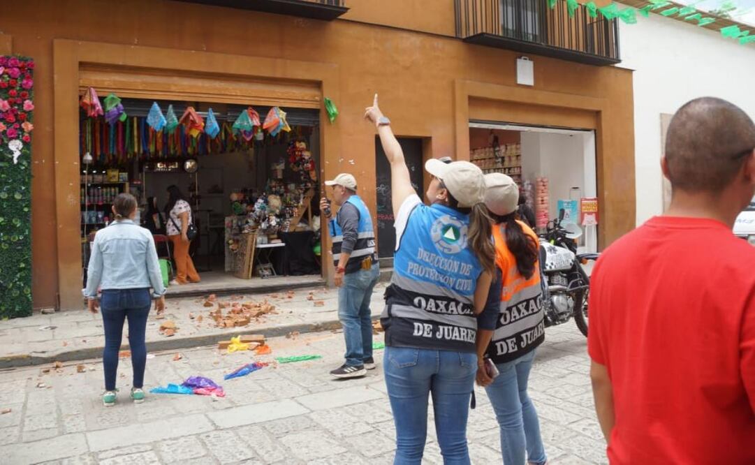 Un sismo magnitud 5.9 sacudió la ciudad de Oaxaca y municipios de la zona metropolitana de la región Valles Centrales. Foto: Edwin Hernández