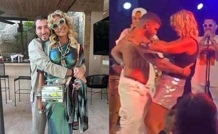 Adela Micha es captada bailando muy cerquita con musculoso hombre: VIDEO 