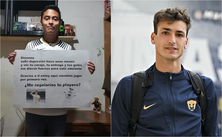 Juan Ignacio Dinenno y su noble gesto con un aficionado de Pumas con depresión 