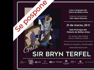 Posponen la "Gala Sir Bryn Terfel" en Bellas Artes, en medio de protestas por falta de pago de prestaciones