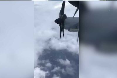 Avión “cazahuracanes” capta en video el centro de “Florence” en el Atlántico