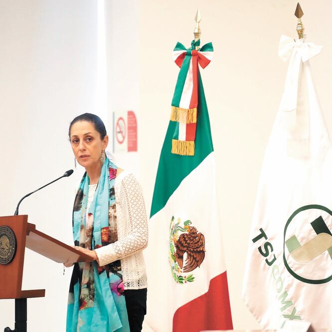 Opción. Claudia Sheinbaum dijo que buscan retomar el Corredor Chapultepec, pero con fondos públicos. GERMÁN ESPINOSA. EL UNIVERSAL