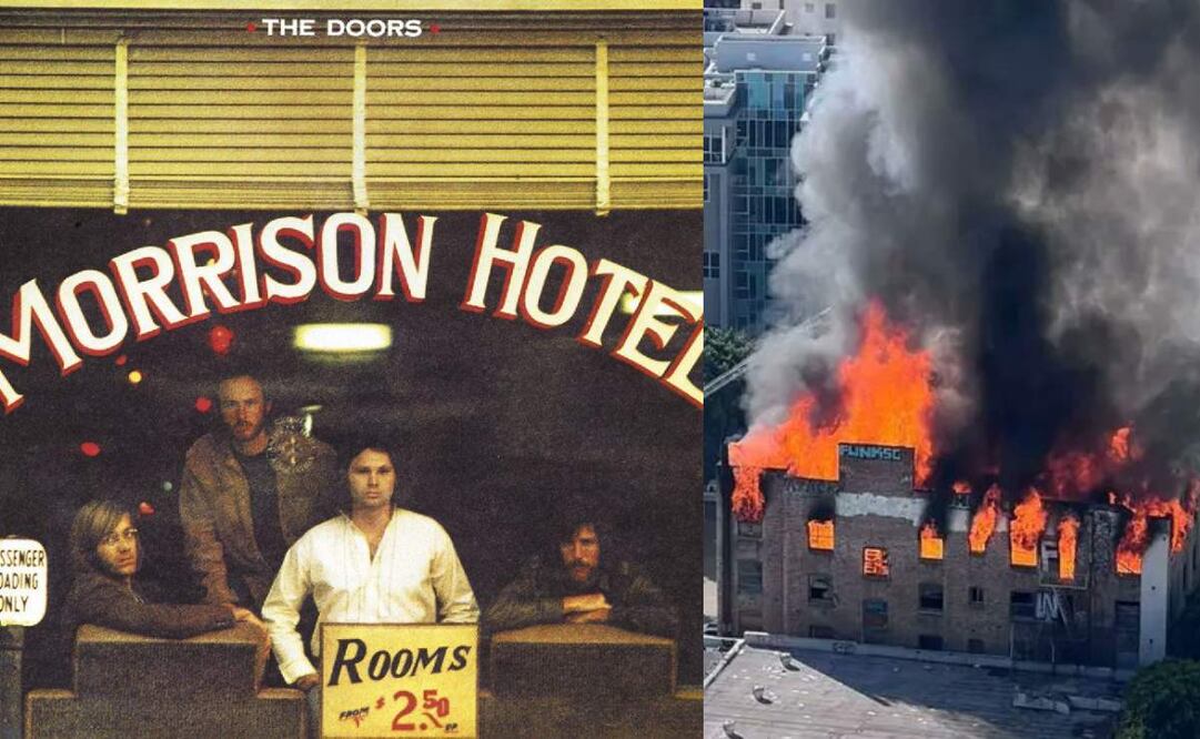 El Hotel Morrison tiene una historia en Los Ángeles y junto a la banda The Doors. (26/12/24) Fotos: X
