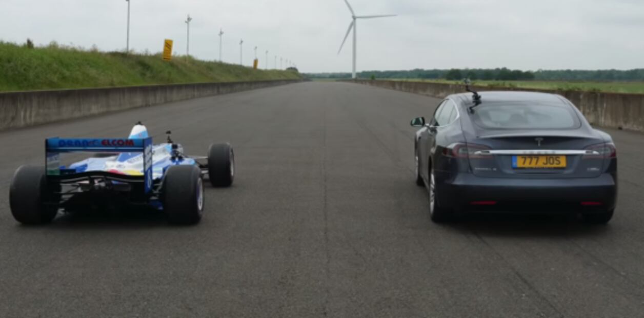 Tesla vs. auto de Fórmula 1: ¿Quién gana en un arrancón?