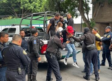 Detienen a 7 por en operativo en la Merced