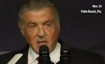 Trump, “el segundo George Washington”, dice Sylvester Stallone; compara al republicano con Rocky Balboa