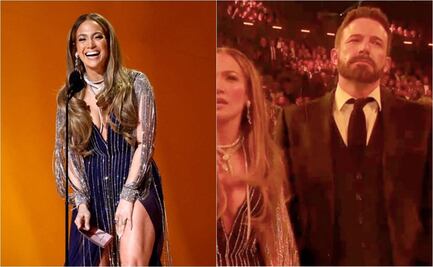 Ben Affleck acompañó a JLo a los Grammy, su expresión desata memes