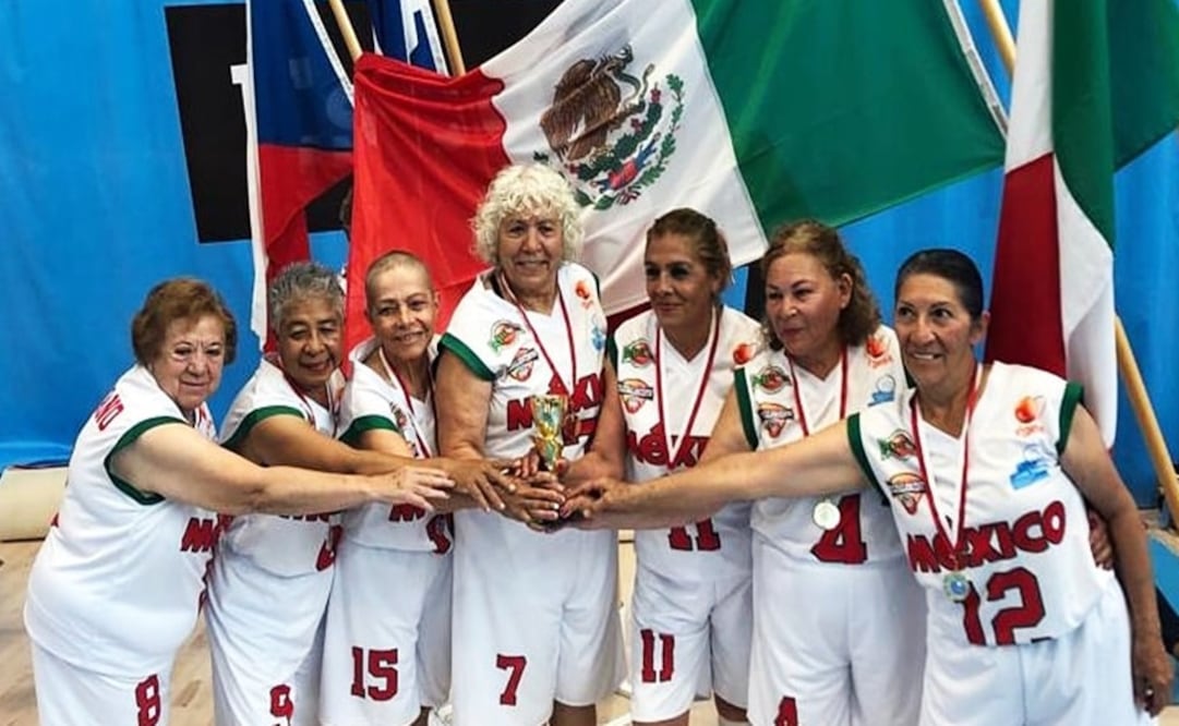 The women are from the state of Chihuahua - Photo: Taken from the FIMBA World Maxi Basketball Championships 2019's Facebook page