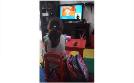 Juez ordena a Secretaría de Educación de SLP dar televisor a niña para que tome clases