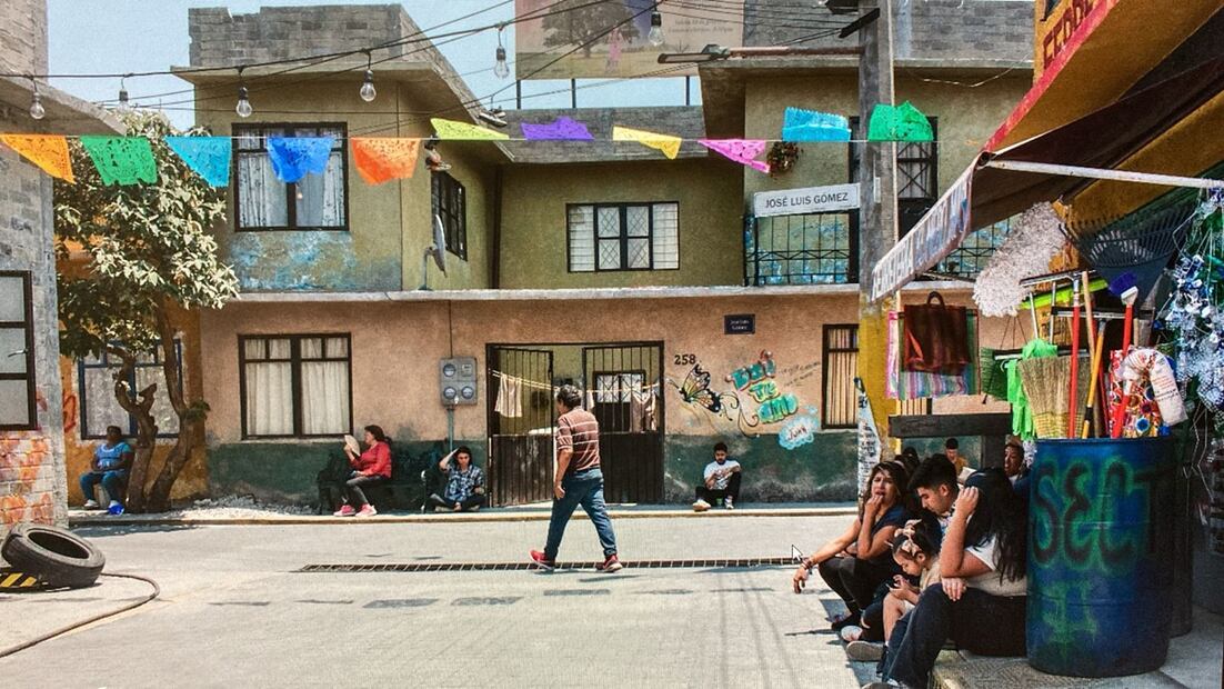 La calle Jorge Luis Gómez, Ciudad de México. Foto: Google maps.