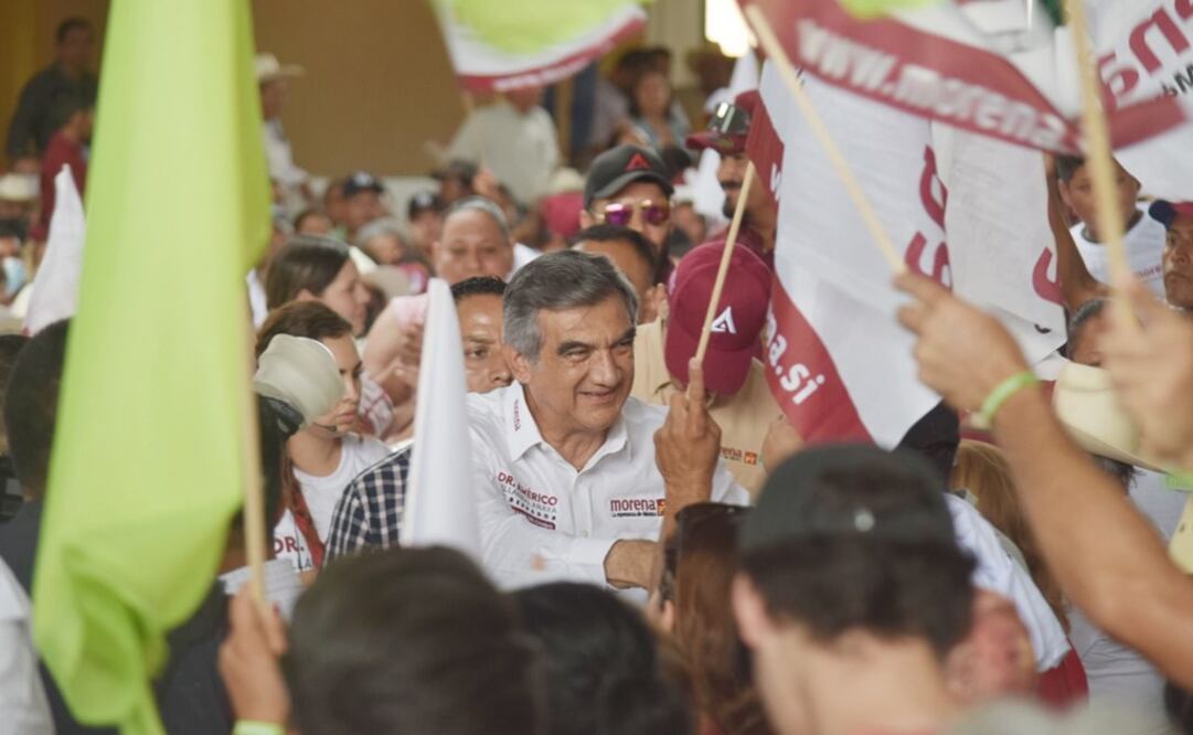 Candidato de la coalición “Juntos Hacemos Historia", Américo Villarreal Anaya. Foto: Especial