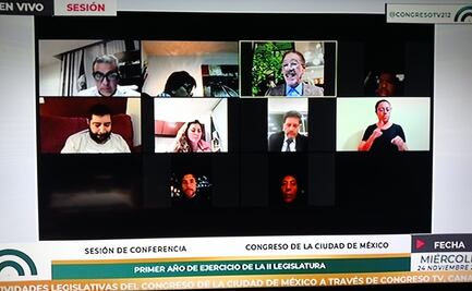 Con más de una hora de espera y con 10 diputados, Congreso CDMX aprueba sesión ordinaria 