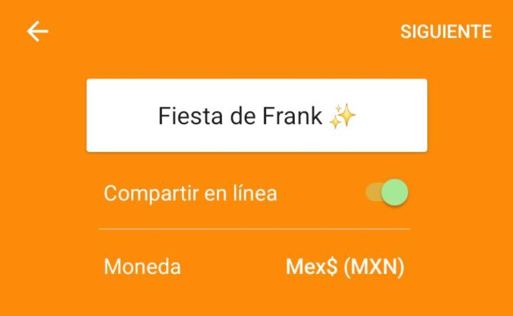 Administra tus compras, eventos y demás en Splid. Foto: Captura de pantalla
