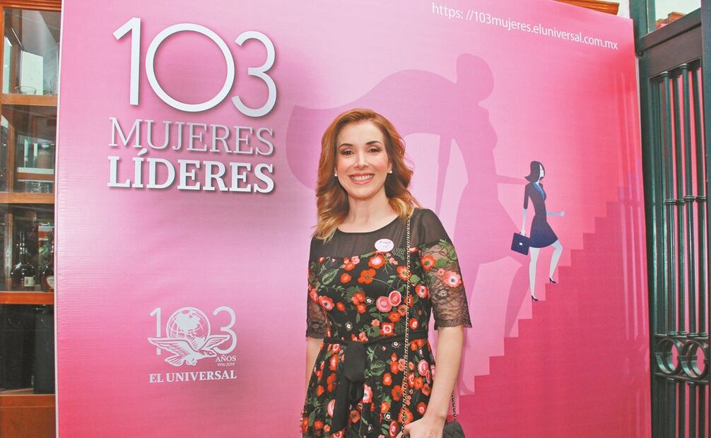 Azucena Uresti durante desayuno con motivo de las 103 mujeres líderes de México. Foto: Archivo/ EL UNIVERSAL