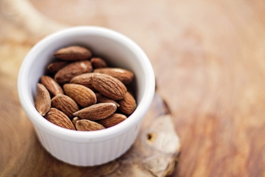Comer almendras podría ayudar a prevenir las arrugas . Fuente: Unsplash
