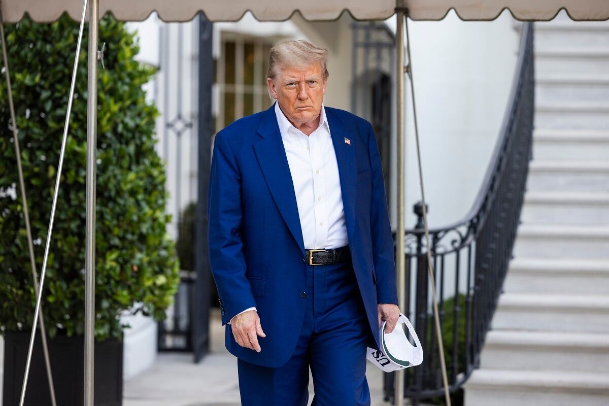 El presidente estadounidense, Donald Trump. FOTO: JIM LO SCALZO. EFE