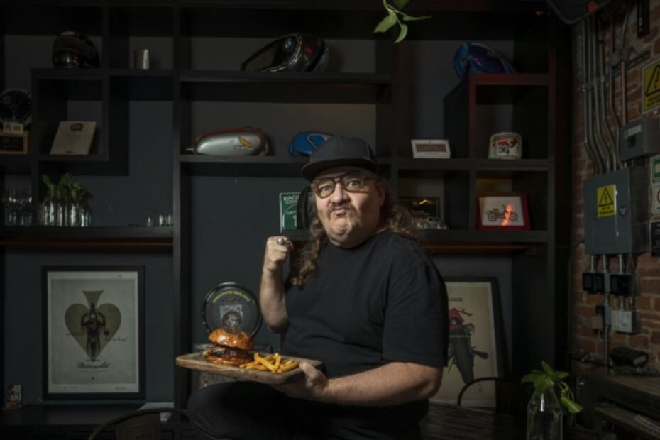 Todas las hamburguesas, un solo hombre: Burgerman