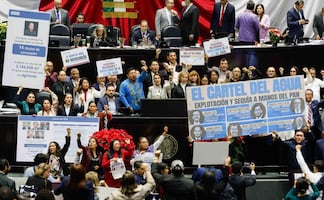 San Lázaro aprueba en lo general Ley de Aguas en México; imponen multas y sanciones por ceder concesiones de agua