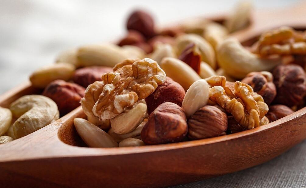 Frutos secos. Fuente: Pixabay