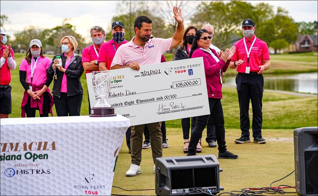 Roberto Díaz, ganador en Louisiana