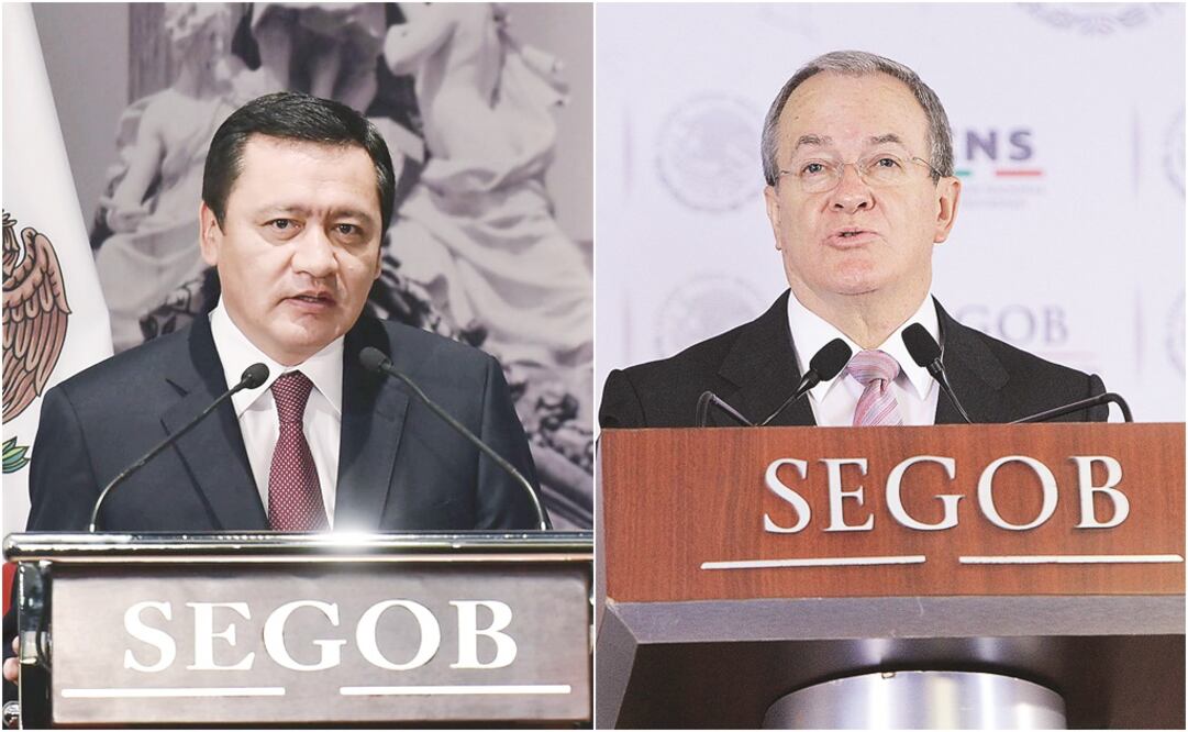 Miguel Ángel Osorio (Segob) y Monte Alejandro Rubido (Especial)