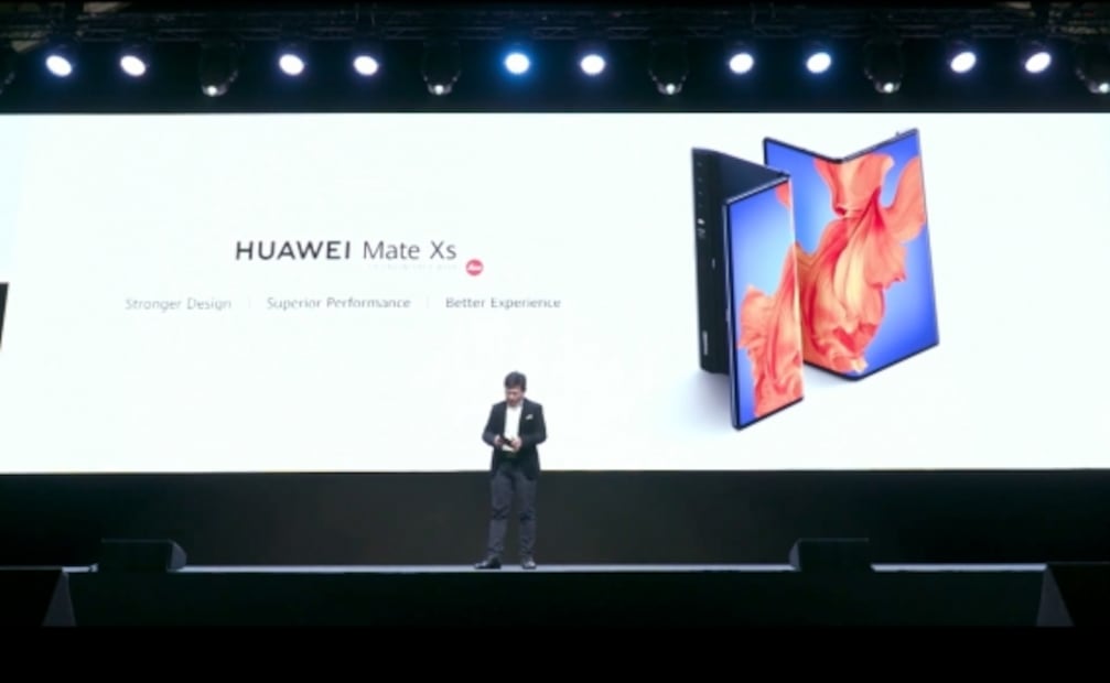 Huawei presenta smartphone plegable Mate Xs