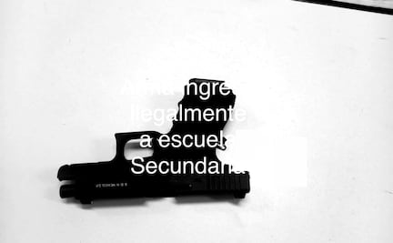 Dan de alta a menor que se disparó al ingresar con arma a secundaria en Iztapalapa