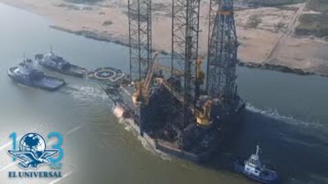 Así es la plataforma petrolera que rentó Pemex en EU