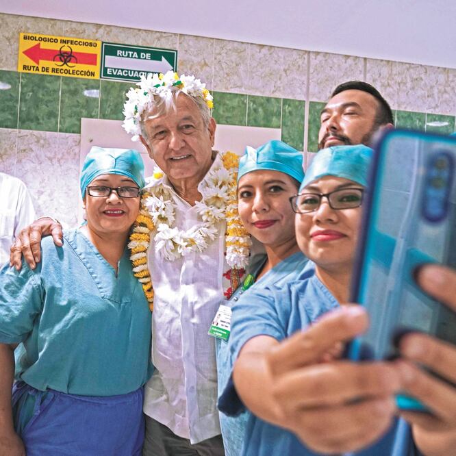 El presidente Andrés Manuel López Obrador concluyó su gira por el sur y sureste del país; ha revisado el estado de 24 hospitales rurales. PRESIDENCIA