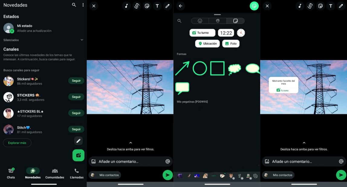 Interactúa con tus contactos de WhatsApp mediante el sticker "Tu turno". Foto: Captura de pantalla