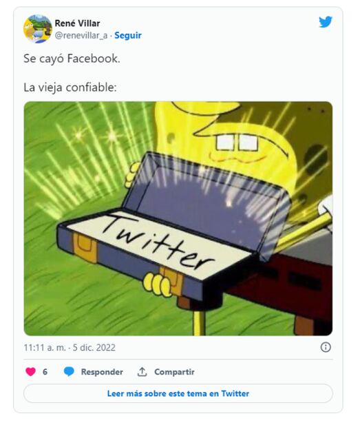 Usuarios reaccionan con memes a caída de Facebook