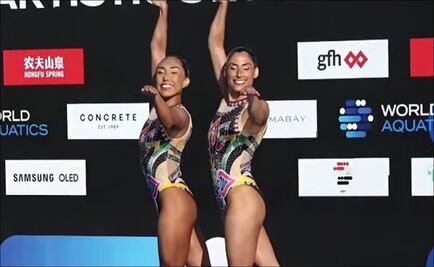 Mexicanas se llevan otro oro en la Copa del Mundo de Natación Artística; ganaron la competencia de Dueto Libre