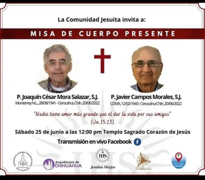 Despiden a guía turístico asesinado junto con sacerdotes jesuitas en Cerocahui, Chihuahua