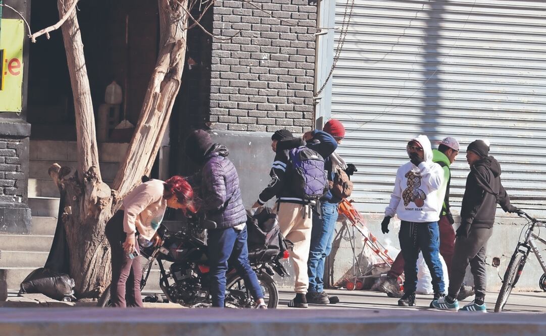 Cientos de migrantes y deportados se han refugiado en esta ciudad, donde trabajan y buscan una oportunidad para cruzar. Foto: de PAOLA GAMBOA. EL UNIVERSAL