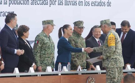 Sheinbaum reconoce a Fuerzas Armadas por ayuda durante fuertes lluvias; "son el rostro de México en la emergencia", dice