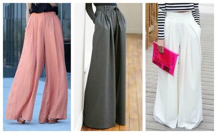 Cómo usar pantalones pata de elefante