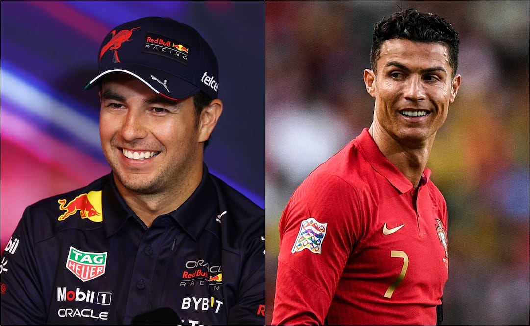 Checo Pérez se compara con Cristiano Ronaldo - FOTO: ESPECIAL