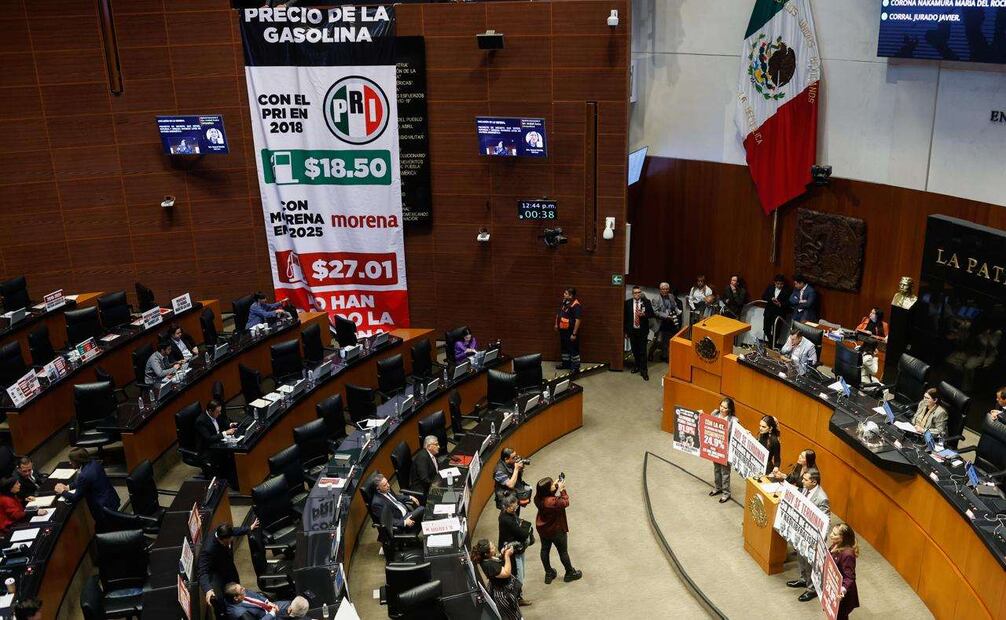 Avala Senado en lo general y lo particular leyes secundarias en materia energética. Foto: Diego Simón/EL UNIVERSAL