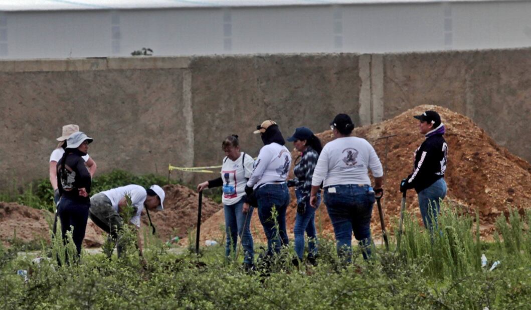 Zona de Las Agujas, en Zapopan donde han sido encontradas más de 200 bolsas con restos humanos. Foto: Miguel García/EL UNIVERSAL