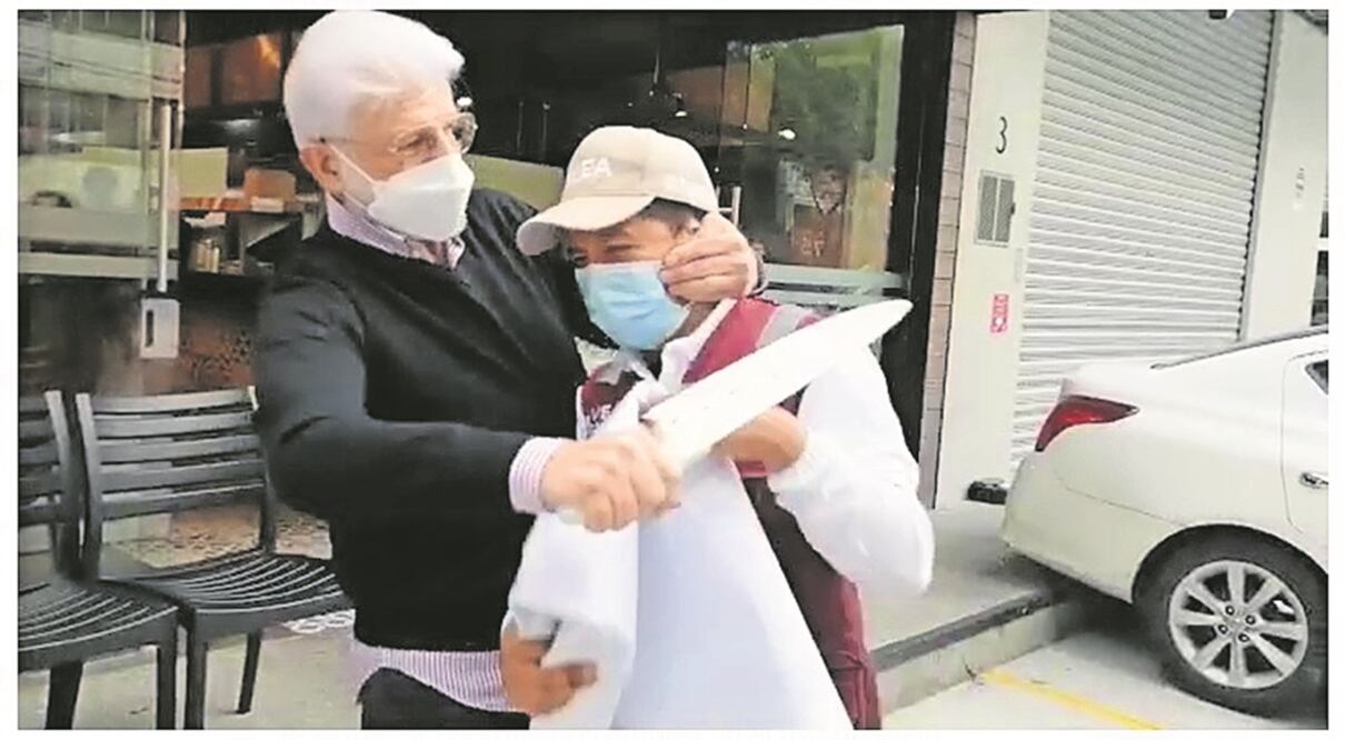 El pasado mes Daniel Tabe amagó con un cuchillo a perso- nal del Invea, el cual levantó una denuncia. Foto:Archivo/EL UNIVERSAL