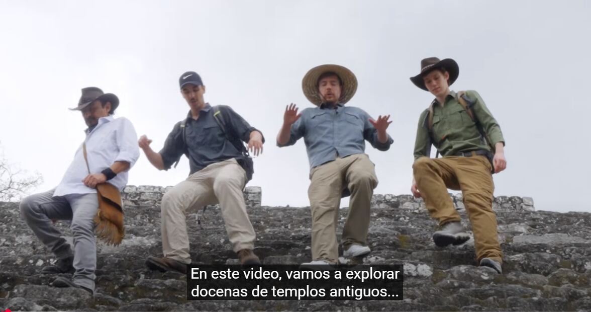 El creador de contenido visitó zonas arqueológicas de México. Foto: YouTube