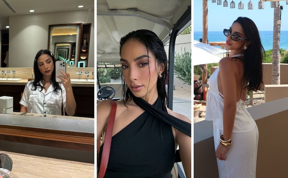 Looks de María Chacón en su viaje con Dior Beauty. Foto: Instagram @oficialmariachacon